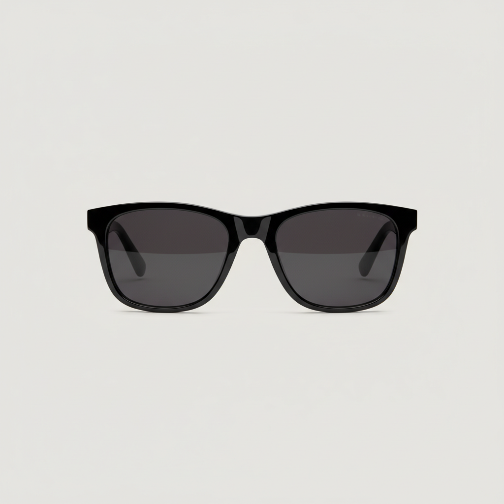 Black classic sunglasses front view
